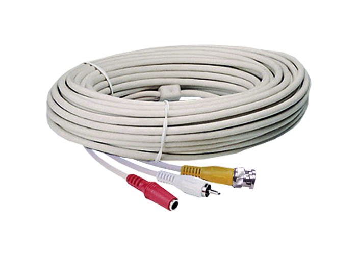 Combined cable audio/video/power